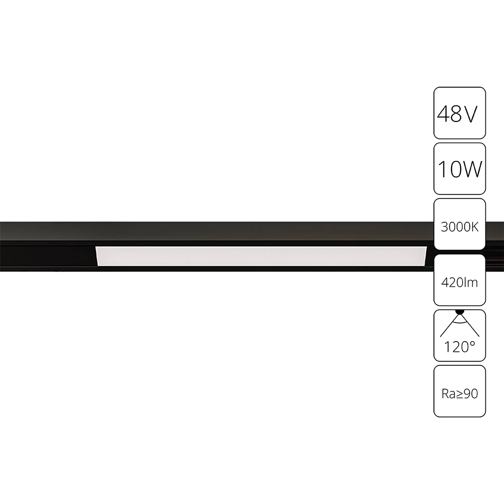 Магнитный трековый светильник Arte Lamp OPTIMA A7283PL-1BK