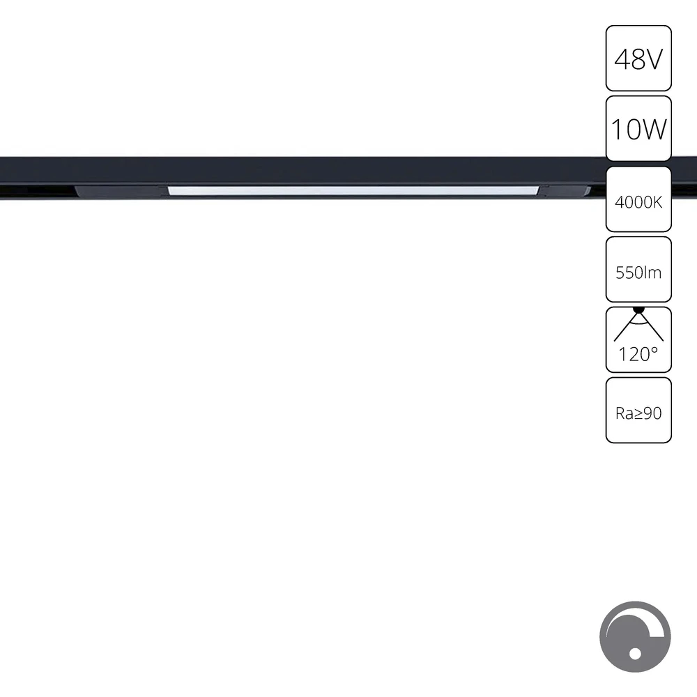 Магнитный трековый светильник Arte Lamp OPTIMA 0.1-10V A7473PL-1BK