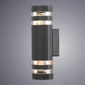 Уличный настенный светильник Arte Lamp METRO A8162AL-2BK