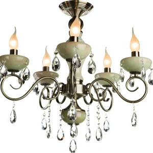 Потолочная люстра Arte Lamp ONYX GREEN A9592PL-5AB